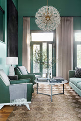Adley 34'' Aged Brass Chandelier by Crystorama
