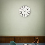 Arne Jacobsen Roman Wall Clock, Large, Ø: 11.4" By Arne Jacobsen