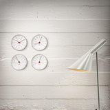 Arne Jacobsen Bankers Hygrometer, White, Ø: 4.7" By Arne Jacobsen