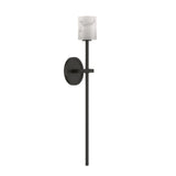 Aragon 4.5'' LED Matte Black Sconce by Crystorama