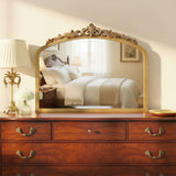Arden 40'' Burnished Brass Mirror by Crystorama