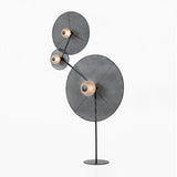 ARTIC FLOOR LAMP BY AROMAS DEL CAMPO, METAL: MATT BLACK, LAMPHOLDERS: GOLD, , | CASA DI LUCE LIGHTING