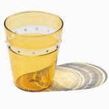 A Pallini Tumbler Set of 4 Golden Yellow By Zafferano - Front View