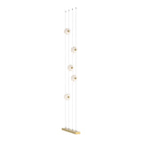 Abacus Floor Lamp - Opal Modern Brass-Hubbardton Forge