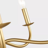 Abells Chandelier 5 Ligths Satin Brass By Generation Lighting - Detailed View2