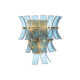 Abigail Sconce 15'' Aged Brass Blue