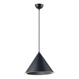 Abyss 1-Light LED Pendant by ET2 - Large Black