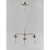 Acadia Chandelier Satin Nickel by Maxim Lighting