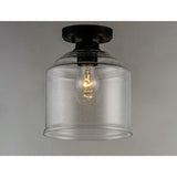 Acadia Semi-Flush Mount Black by Maxim Lighting