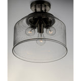 Acadia Semi-Flush Mount Black by Maxim Lighting