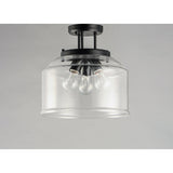 Acadia Semi-Flush Mount Black by Maxim Lighting