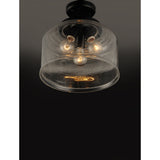 Acadia Semi-Flush Mount Black by Maxim Lighting