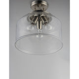 Acadia Semi-Flush Mount Satin Nickel by Maxim Lighting