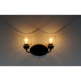 Acadia Vanity Light Black by Maxim Lighting