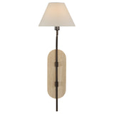 Acca Wall Light Powder Coated Dark Antique Bronze By Renwil Main View 1
