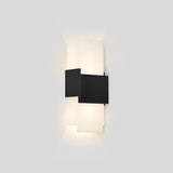 Acuo Outdoor Wall Sconce by Cerno - Textured Black, side view
