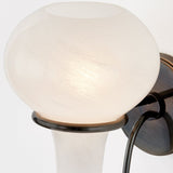 Adams Corner Wall Sconce Black Nickel By Hudson Valley - Detailed View