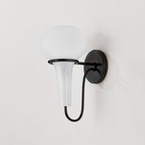 Adams Corner Wall Sconce Black Nickel By Hudson Valley - Side View1