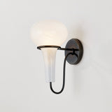 Adams Corner Wall Sconce Black Nickel By Hudson Valley - Side View