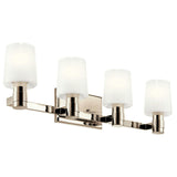 Adani wall Sconce 4 Lights Polished Nickel By Kichler