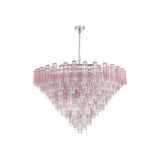 Addis Grand Tiered Chandelier 62" Polished Chrome Spring