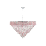 Addis Grand Tiered Chandelier 62" Polished Chrome Spring
