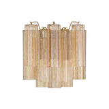 Addis Sconce 14.5'' Aged Brass Amber
