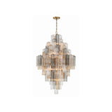 Addis Tiered Chandelier 31.5'' Aged Brass Autumn