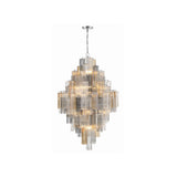 Addis Tiered Chandelier 31.5'' Polished Chrome Autumn
