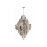Addis Tiered Chandelier 31.5'' Polished Chrome Autumn