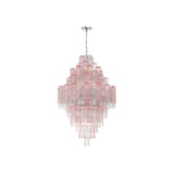 Addis Tiered Chandelier 31.5'' Polished Chrome Spring