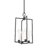Adelaide Lantern Small Textured Black By Mitzi