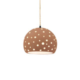 Adobe-Beige_Twisted_Cord_Perforated_Small_Globe_Pendant_by_Justice_Design