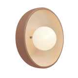 Flush Coupe Ceramic Wall Sconce