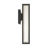 Aelin Outdoor Wall Sconce by Eurofase - 18 Inch Matte Black primary view