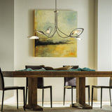 Aerial Chandelier lifestyle view by Hubbardton Forge