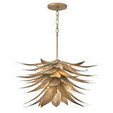 Agave Medium Single Tier Chandelier - Burnished Gold - by Fredrick Ramond