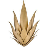 Agave Wall Sconce Burnished Gold By Frederic Ramond - Front View1