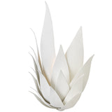 Agave Wall Sconce Textured Plaster By Frederic Ramond - Side View