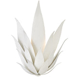 Agave Wall Sconce Textured Plaster By Frederic Ramond - With Light