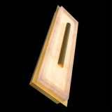 Aged Brass Clarice Wall Light by Modern Forms in Zoomed View