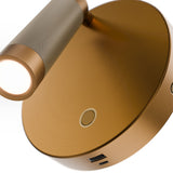 Aged Brass Erle 4CCT LED Task Light by WAC Lighting in Zoomed View