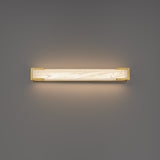 Aged Brass Frozen Zone Vanity Light by Modern Forms