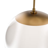 Aged Brass Honeymooner Pendant Light by WAC Lighting