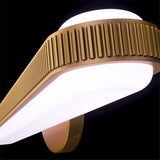 Aged Brass Mainline Wall Light by Modern Forms in Zoomed View