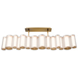 Aged Brass Troop 4CCT Linear Suspension by WAC Lighting