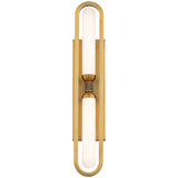 Aged Brass Whitt 4CCT Wall Sconce by Modern Forms