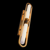 Aged Brass Whitt 4CCT Wall Sconce by Modern Forms in Zoomed View