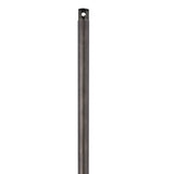 Aged Pewter Threaded Fan Downrod by Visual Comfort Fans
