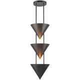 Aged Steel 28inch Versus Pendant by Alora Lighting
